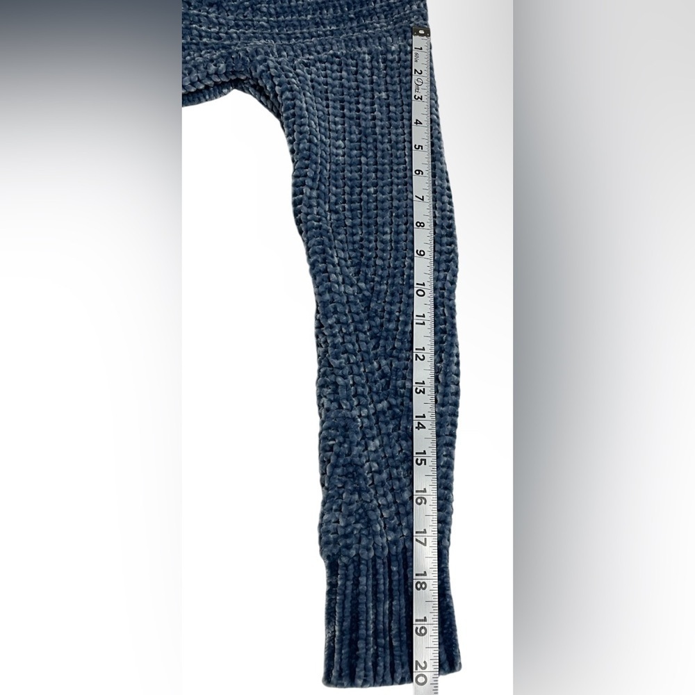 Aeropostale sweater crop top color:blue size:S - Picture 6 of 6